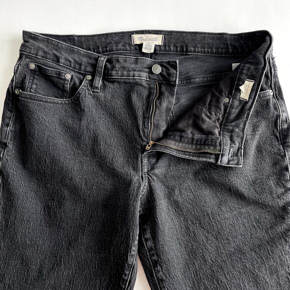Madewell The Mid rise Perfect Vintage Jeans Women's 32 Black - Picture 5 of 14